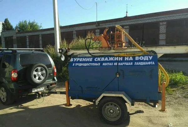 Фото Бурение скважин на воду малогабаритной установкой