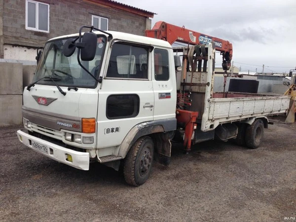 Фото Аренда крана манипулятора hino ranger 