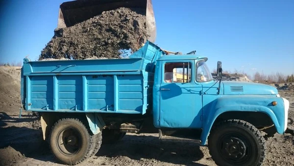 Фото Зил,Камаз Песок, щебень,гравий,отсев, галька, чернозем и т.д