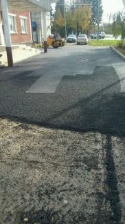 Фото Укладка асфальта