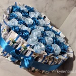 Фото №3 Сладкий букет из конфет