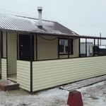 Фото №3 Домик модульный с террасой, бытовка садовая.