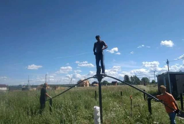 Фото Надёжный винтовой фундамент