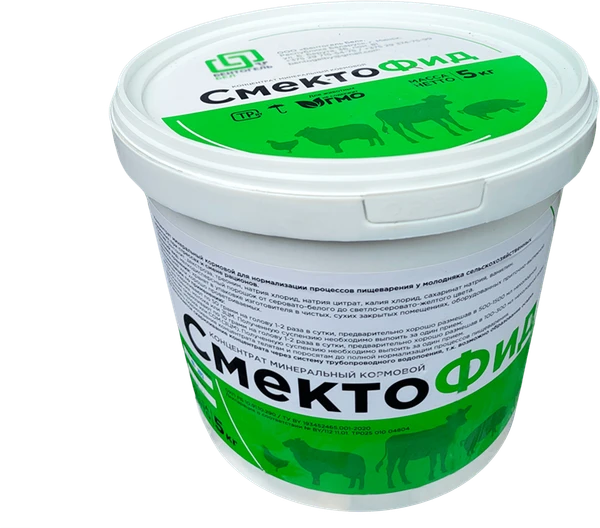 Фото «СмектоФид» – эффективная минеральная кормовая добавка.