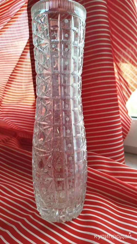 Фото ваза хрусталь 1970-1980 гг