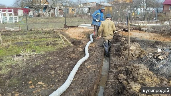 Фото Дренаж участка