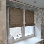 Фото №8 Римские шторы на пластиковые окна