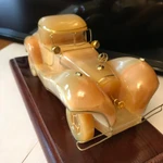 Фото №10 Сувенирное изделие "Автомобиль Мерседес" из натурального камня Селенит