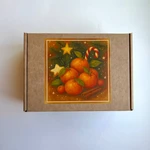 Фото №2 Новогодний бокс с чаем и крем-медом