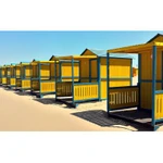 Фото №5 Изготавливаем пляжные домики