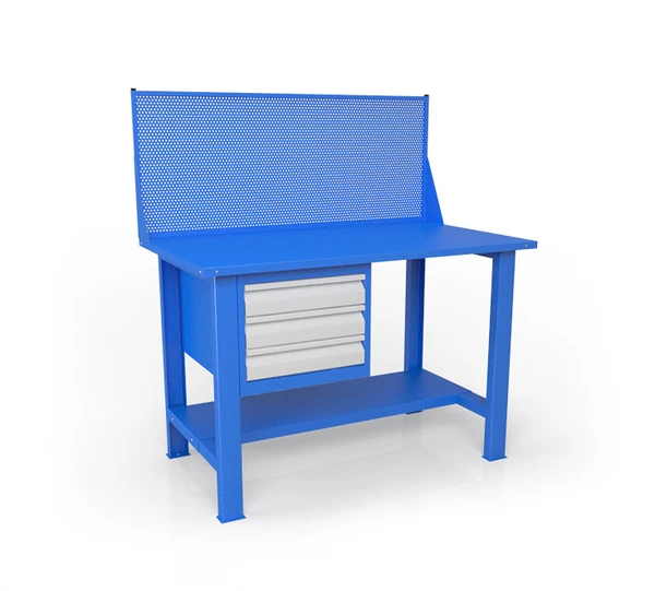 Фото Слесарный стол с защитным экраном ВСТ-Н 12/ТП3-Э4