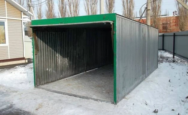 Фото ГАРАЖ ДЛЯ ВАС РАЗБОРНЫЙ МЕТАЛЛИЧЕСКИЙ ОЦИНКОВАННЫЙ