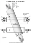 фото Гидроцилиндр бульдозера, кирковщика цг-140.70х400.11