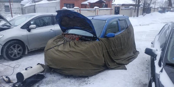 Фото Отогрев автомобилей