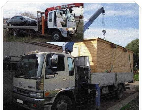Фото Грузоперевозки, эвакуация манипулятор 5/3т