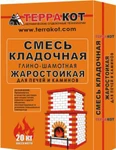 фото Смесь кладочная глино-шамотная «Терракот», 20 кг в Сочи