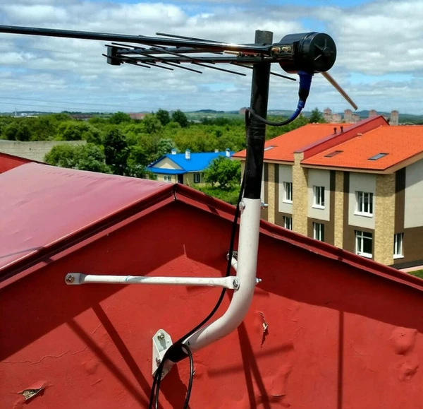 Фото Установка антенн на дачу