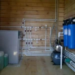 Монтаж отопления водоснабжения  канализации под ключ
