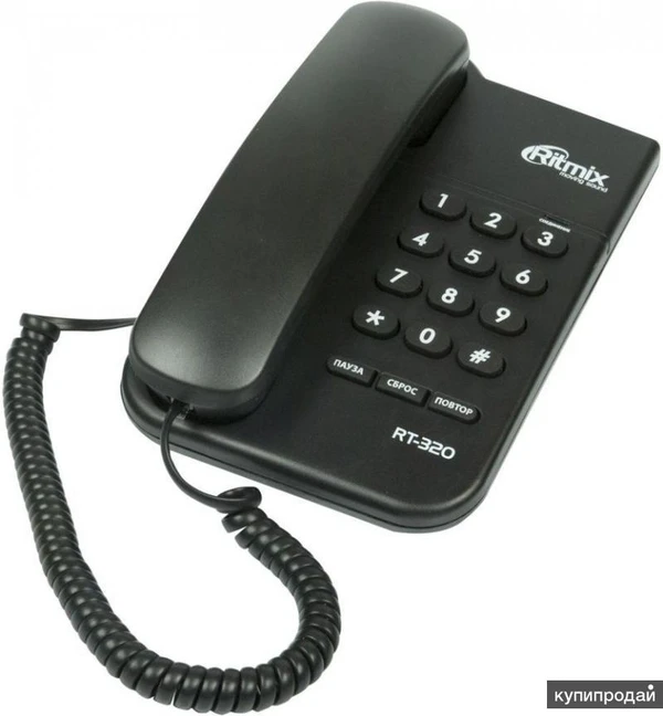 Фото Телефон Ritmix RT-320 Черный