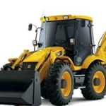 Экскаватор-погрузчик JCB 3CX, самосвал ЗИЛ, Камаз