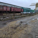 Фото №8 Перевалка груза, погрузка разгрузка вагонов полувагона ст Гатчина Т. Балтийскаяи