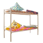 фото Металлические одна и двухъярусные кровати