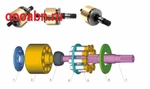 фото Запчасти для гидромотора Uchida A6VM12 /28/55/80/107/160/172
