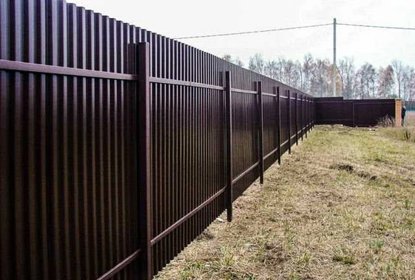 Фото Забор из профлиста