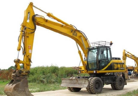 Фото Услуги колесного экскаватора JCB JS145W 1м3, JS200W 1,5 м3