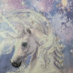 Фото №2 Картина крестиком "Сказочный Единорог"
