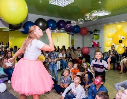 Фото Шоу мыльных пузырей