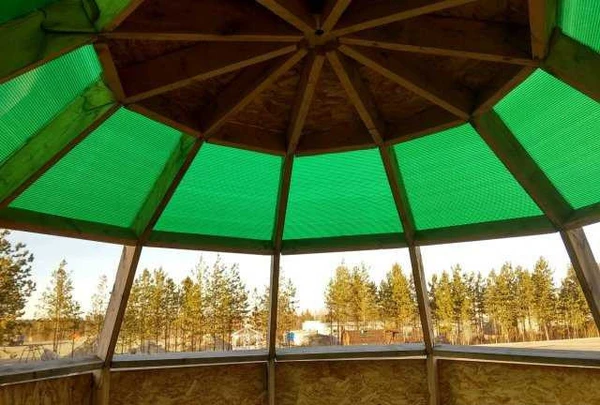 Фото Каркас купольного дома или бани беседки