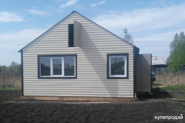 Фото Дом трех модульный, бытовка для дачи.