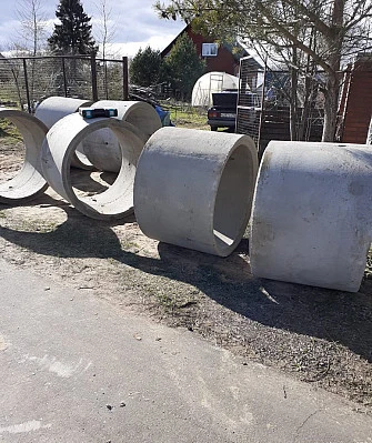 Фото Бетонные кольца доставка