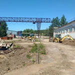 Фото №2 Расчистка участка механизированным способом. 