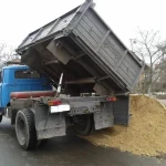 фото Песок для строительных работ с доставкой от 2 м3