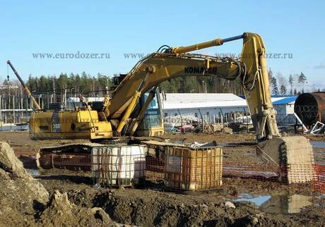 Фото Гусеничный экскаватор Komatsu 350, скальник 1,7 м3