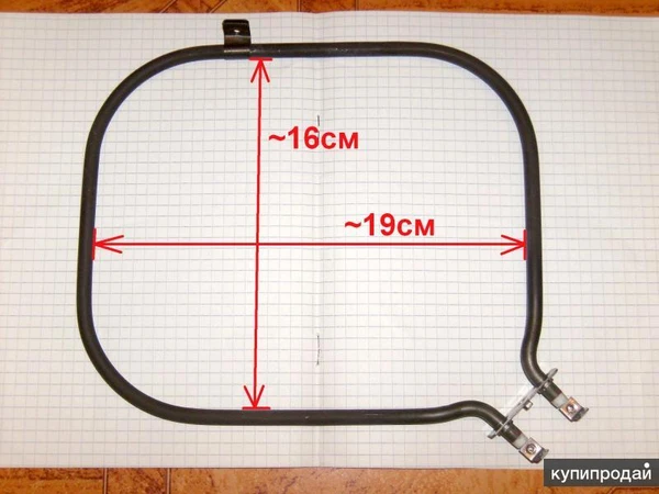 Фото ТЭН от хлебопечки Philips HD9015, HD9016 и похожих