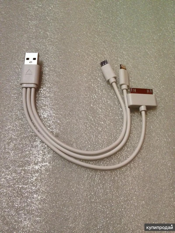 -pin, 30-pin, micro-USB-универсальный кабель USB