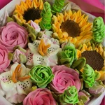 Фото №6 Зефир:букеты цветов из зефира ручной работы