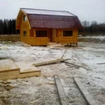 Фото №2 Срубы домов из профбруса