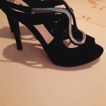 Фото №5 Босоножки бархатные