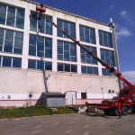 Услуги телескопической автовышки - вездехода 45м в Ярославле