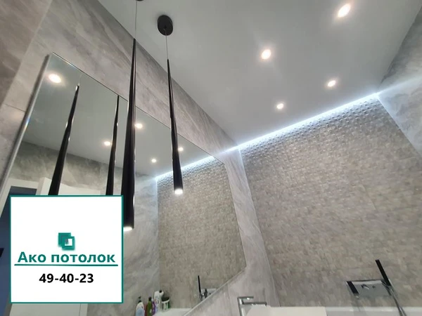 Фото Парящий натяжной потолок заказать в Омске