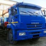 аренда услуи заказ кран манипулятора Kamaz 7т