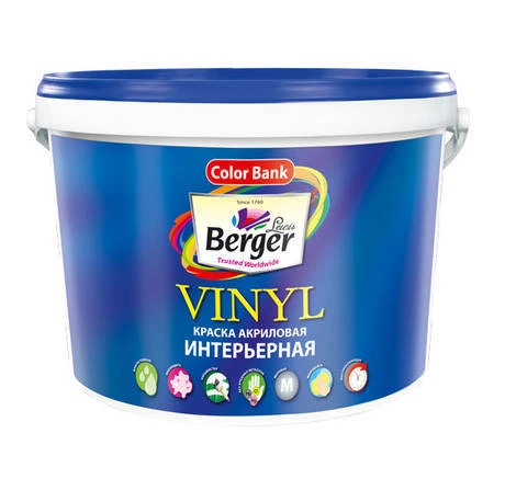 Фото Краска интерьерная Vinyl interior emulsion (Berger)