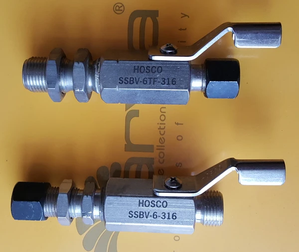 Фото Краны шаровые Ду6 компрессионные нержавеющие HOSCO