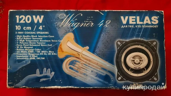 Фото Авто-акустика velas. новая.