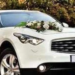 Авто на свадьбу infiniti FX37 white в Липецке