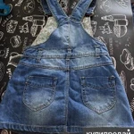 Фото №3 Джинсовый детский сарафан.